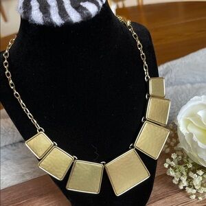 Chico's Gold Square Necklace